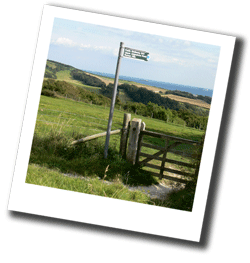 A view of the bay from Brading Down